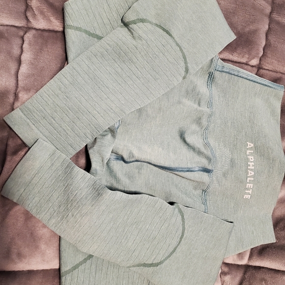 Alphalete OG Revival Legging Jade Green Small - Picture 4 of 5